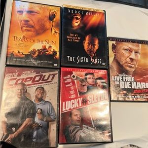 Bruce Willis 5 Movie Lot